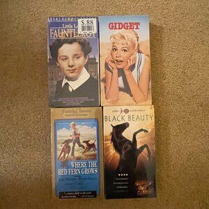 4 VHS Tapes - ALL NWT in Original Packaging - never been used